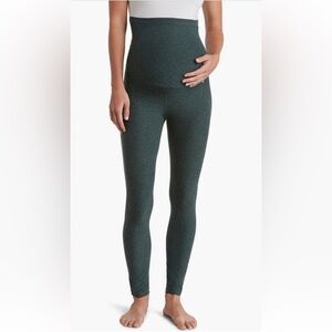 Zella Restore Soft Maternity Leggings - Green Size Small